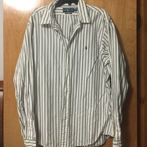 Ralph Lauren Men's Striped White Shirt